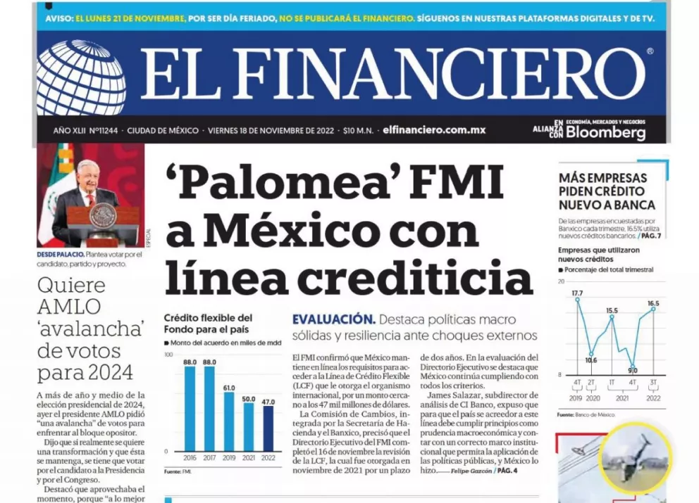 El Periódico de México, Noticias de México