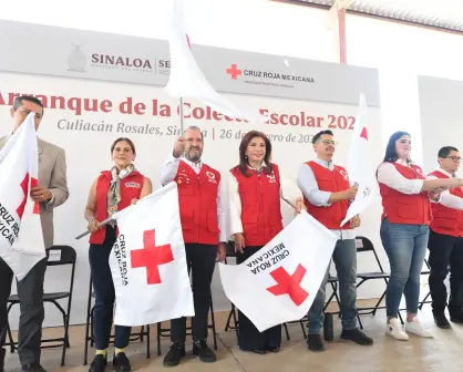 Arranca la Colecta Escolar 2025 de Cruz Roja en la Secundaria General No. 8 en Culiacán