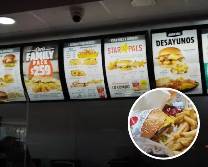 Listado de precios de los combos de Carl ´s Jr. en 2025