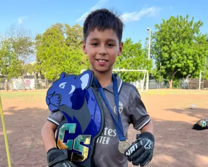 Sergio Emilio, el pequeño arquero de grandes sueños que entrena para atajar el futuro