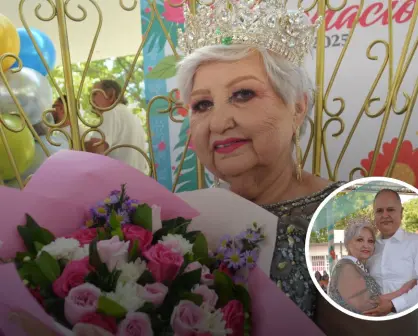 A los 70 años, Eva I brilla con luz propia y una corona que simboliza amor y perseverancia