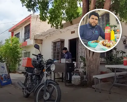 Javier Alfaro, con fe, esfuerzo y apoyo familiar, cocina sus sueños y construye un futuro lleno de sabor y esperanza en la colonia Zapata en Culiacán