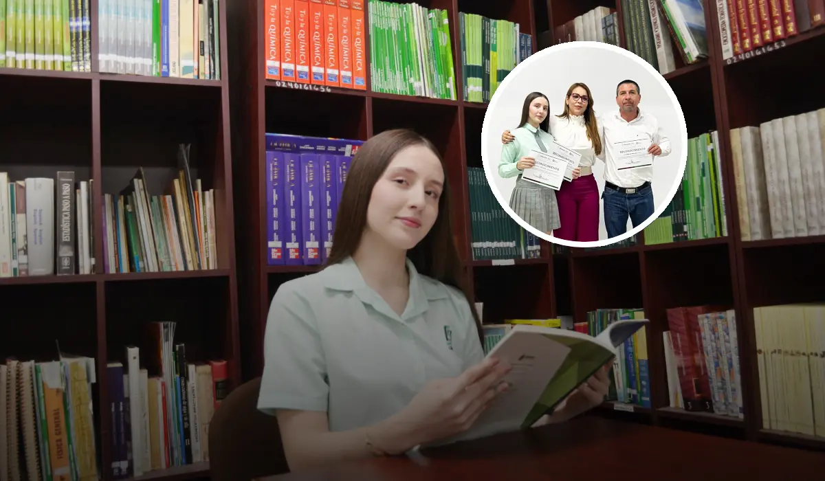 Andrea Montenegro Beltrán, del COBAES 24, alza su voz con pasión y propósito, demostrando que cuando se habla desde el corazón, las palabras pueden inspirar y transformar. Foto: Juan Madrigal