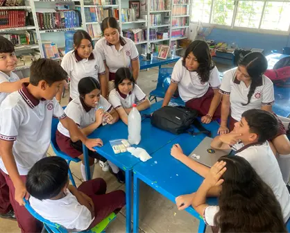 "Apaga el vape y enciende tu futuro". Jóvenes del Limoncito, dan una lección de vida desde su secundaria en Navolato