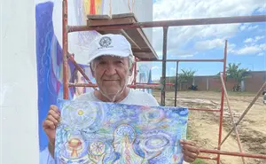 Oscar Castillo Vega: El muralista mazatleco que pinta con el alma
