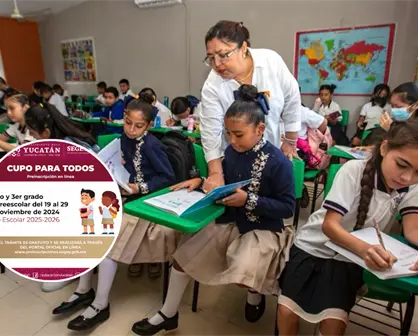 No se duerma. Ya hay fecha para las preinscripciones para el ciclo escolar 2026-2027 en Yucatán 