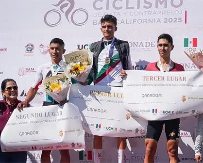 Isaac Del Toro conquista título del Campeonato Nacional de Ciclismo 2025