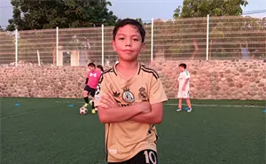 Manuel Castillo, el niño futbolista de la Nakayama, Culiacán, que sueña en grande