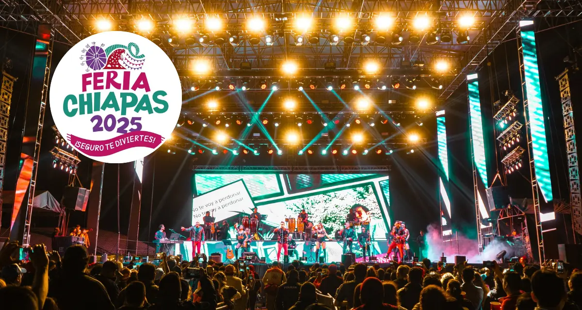 Estos son los costos de entrada a la Feria Chiapas 2025. Foto: Cortesía.