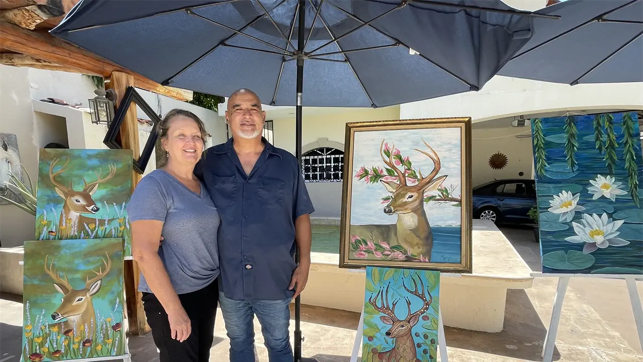 La Galería de arte Casa Venado en Playa Sur es para Sergio y Kathy un proyecto que va más allá de la pintura, es un punto de encuentro entre los mazatlecos y la comunidad extranjera
