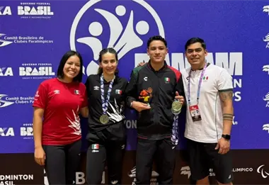 México cosecha tres medallas en Para bádminton durante Pan Am Sao Paulo 2025, en Brasil